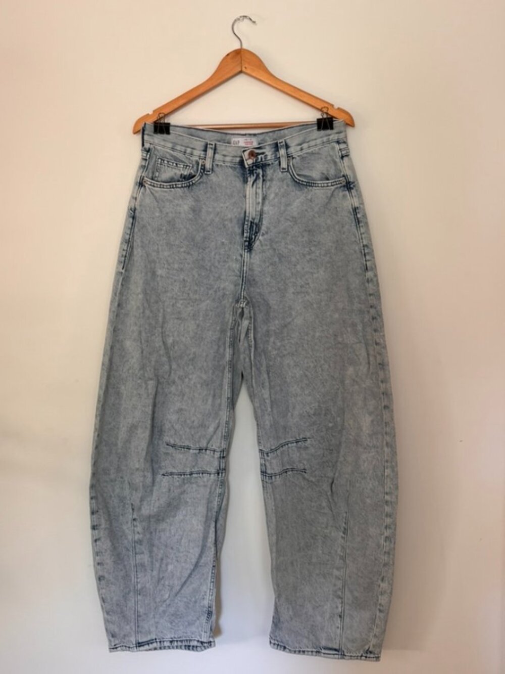 Gap "Horseshoe High Rise" jeans light washed